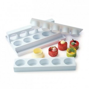 Hexagon cake ejector 61 x 61 mm