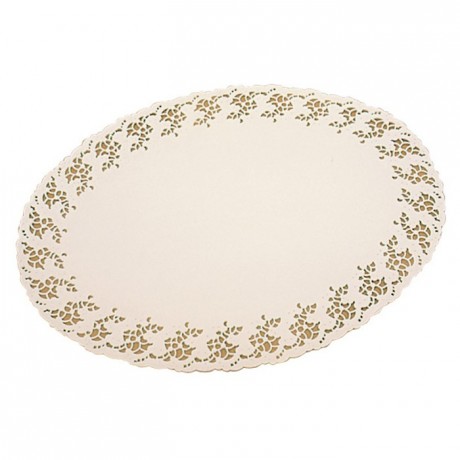 White oval doily Harmony 310 x 230 mm (250 pcs)