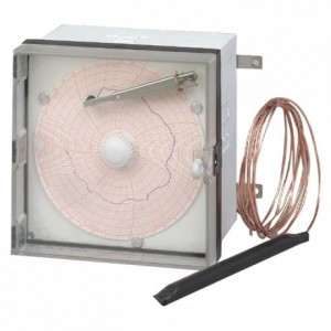 Diagram +15/-35°C for temperature recorder (100 pcs)