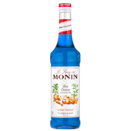 Blue curaçao Monin syrup 70 cL