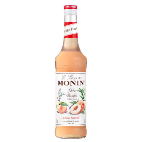 Sirop pêche blanche Monin 70 cL