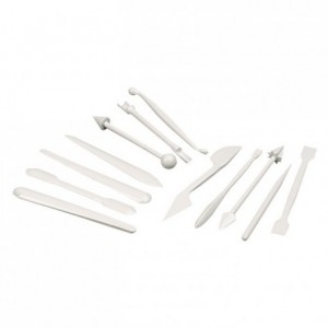 Marzipan and icing sugar sculpting tools (set of 12)