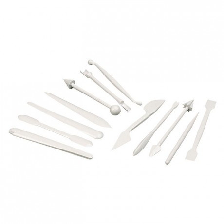 Marzipan and icing sugar sculpting tools (set of 12)