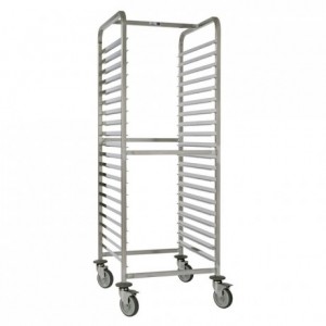 20-shelf sliding tray gastronorm trolley Exceptio GN 2/1 750 x 660 x 1700 mm