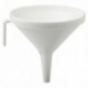 Funnel plastic white Ø 120 mm