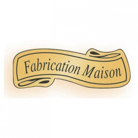 Etiquette adhésive « Fabrication maison » (lot de 1000)