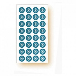 "Frozen product" adhesive labels Snowflake (120 pcs)