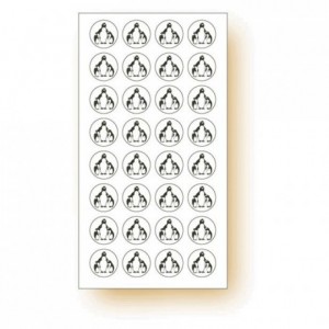 "Frozen products" adhesive label Penguin (120 pcs)