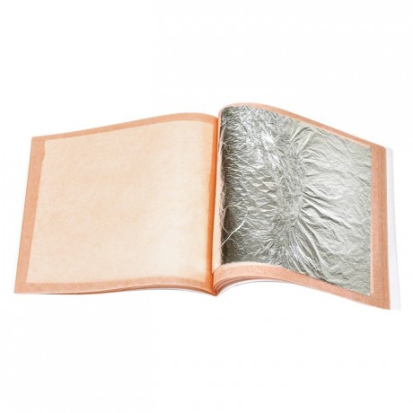 Feuilles d'argent carnet 25 feuilles