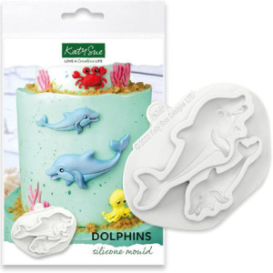 Katy Sue Dolphins Silicone Mold