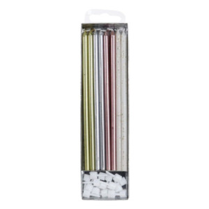 PME Extra Large Mixed Candles 18 cm (Pack of 16)