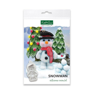 Katy Sue Snowman Silicone Mold