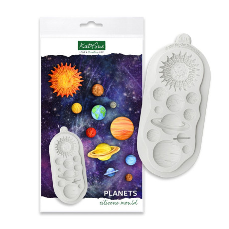 Katy Sue Planets Silicone Mold