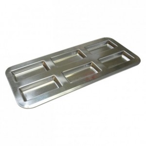 Financiers pan 6 imprints tin 380x180 mm (pack of 3)