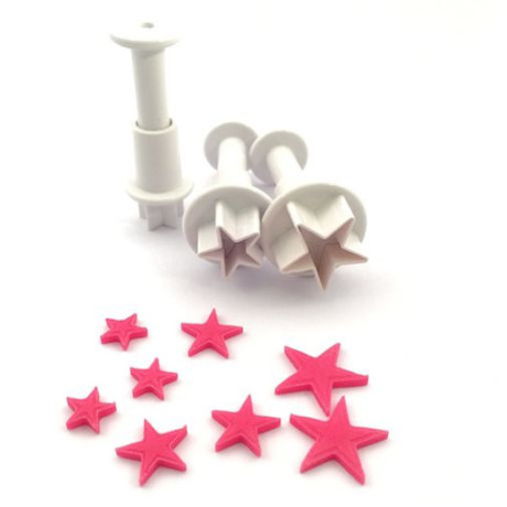 Dekofee Star Plunger Cutters (Set of 3)