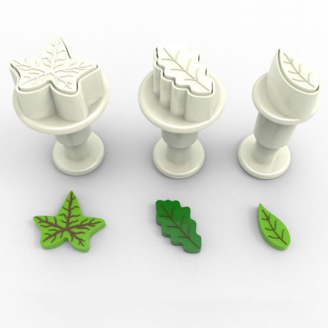 Dekofee Leaf Plunger Cutters (Set of 3)