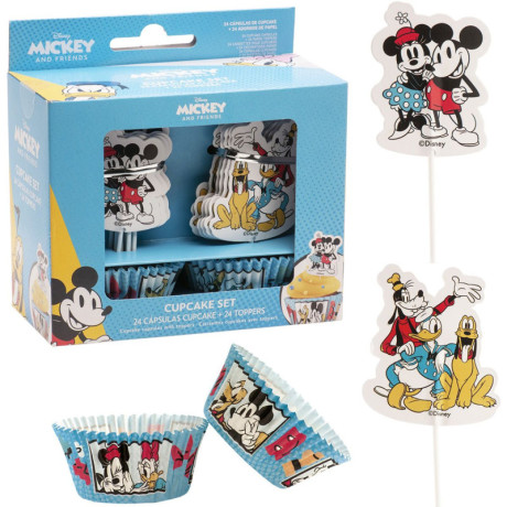 Kit de décoration cupcakes Dekora Mickey and Friends