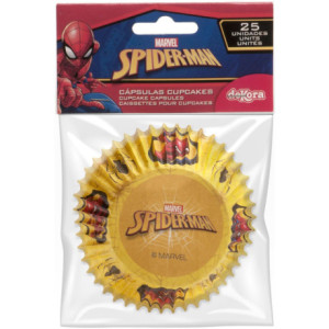 Caissettes à cupcakes Dekora Spiderman (lot de 25)