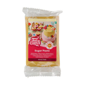 FunCakes Sugar Paste Gold Honey 250 g