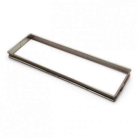 Rectangular tart ring stainless steel H20 550x110 mm