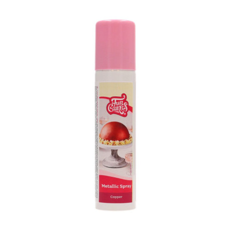 Spray métallique FunCakes cuivre 100 ml