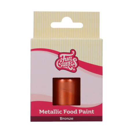 Peinture Alimentaire FunCakes Bronze 30 ml