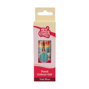 Colorant alimentaire en gel FunCakes Teal Blue 30 g