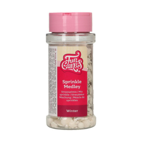 Medley en sucre FunCakes Hiver 50 g