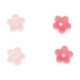 FunCakes Sugar Decorations Pink Flowers 64 pieces