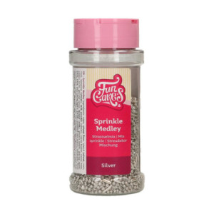 FunCakes Sugar Medley Silver 65 g