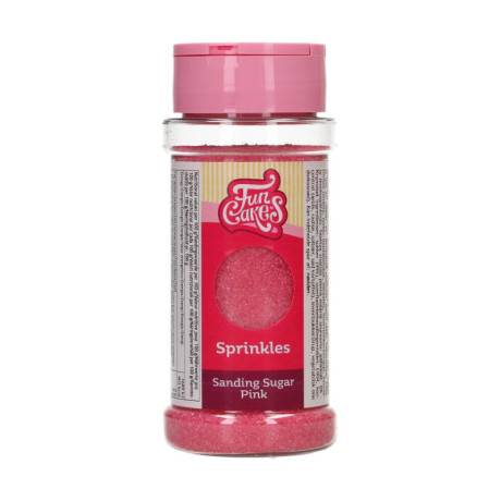 FunCakes Sanding Sugar Pink 80 g