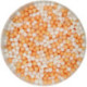 FunCakes Soft Pearls Orange and White 60 g