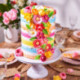 Fleurs en papier comestibles FunCakes Primevère 12 pièces