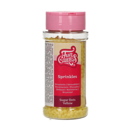 FunCakes Sugar Sprinkles Yellow 80 g