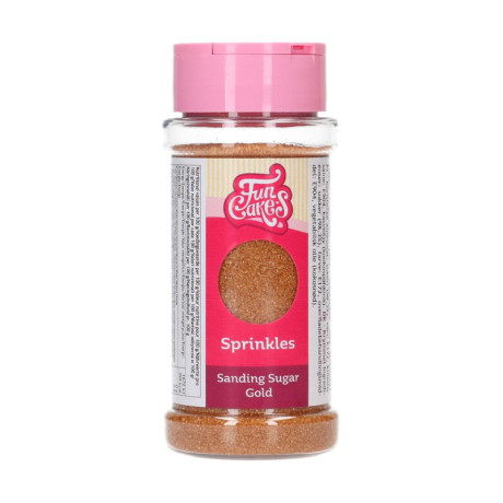 FunCakes Sanding Sugar Gold 80 g