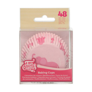 FunCakes Cupcake Baking Cups Baby Pink 48 pcs