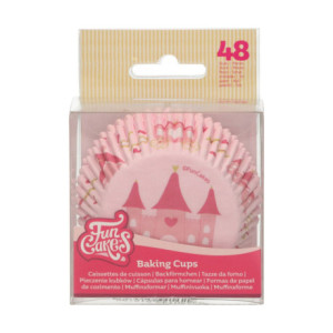 Caissettes à cupcakes FunCakes princesse 48 pièces