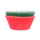 House of Marie Red and Green Baking Cups 50 pcs