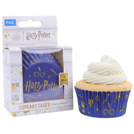 Caissettes PME Harry Potter bleu 30 pièces