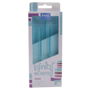 PME Sugar Paste Large Strips Cutter (Set of 2)