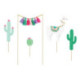 Toppers PartyDeco lama (lot de 5)