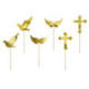 PartyDeco Cupcake Toppers First Communion (Pack of 6)