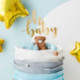 PartyDeco Oh Baby Gold Topper