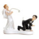 PartyDeco Cake Topper Newlyweds with a Fishing Rod