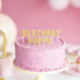 Bougies PartyDeco Happy Birthday or (lot de 13)