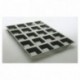 Flexipan 600 x 400 40 square pies 60 x 60 x 15 mm