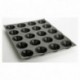 Flexipan 600 x 400 40 hollow flared tartlets Ø 58 mm H 20 mm