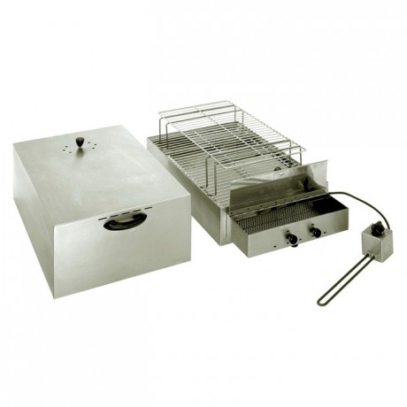 2-level smoker stainless steel