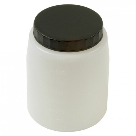 Bowl with lid for electrical spray guns 700mL