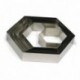 Hexagon stainless steel H45 210x180 mm